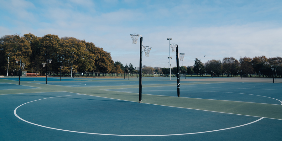 empty netball court