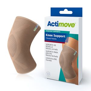 Everyday Supports Knee Support Closed Patella AM VAR Product and Pack Shot square